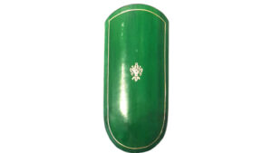 Custodia porta occhiali in cuoio, realizzata a mano